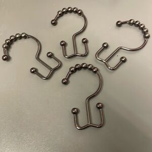Shower curtain hooks